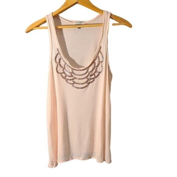 Sound & Matter Medium Pink Stretch Tank Top Shirt - Picture 1 of 4